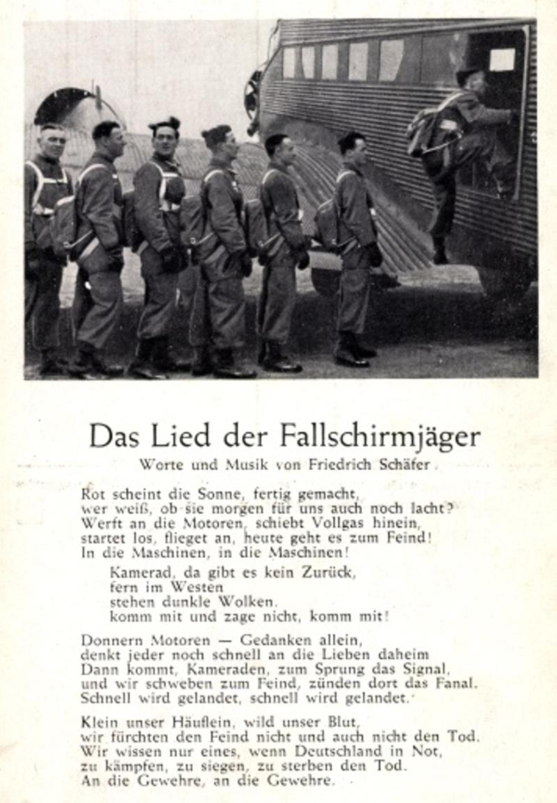 Rot scheint die Sonne (Lied der Fallschirmjäger)